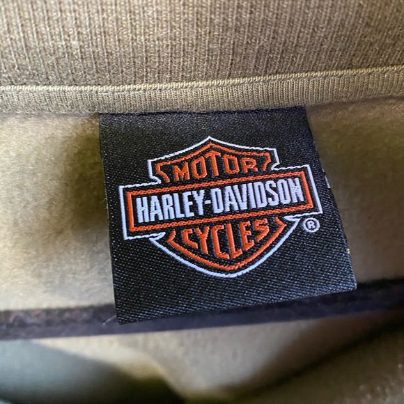 Harley Davidson Skull Graphic OG Pullover Sweater Sz 2XL Factory Customs - Picture 6 of 8